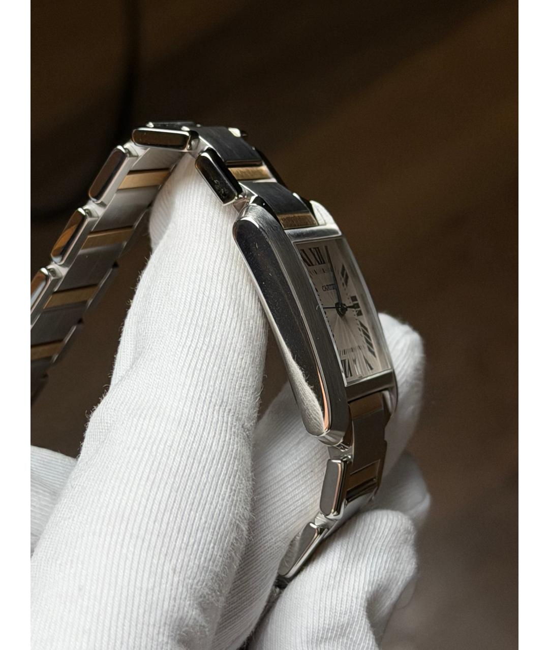 CARTIER Белые часы, фото 4