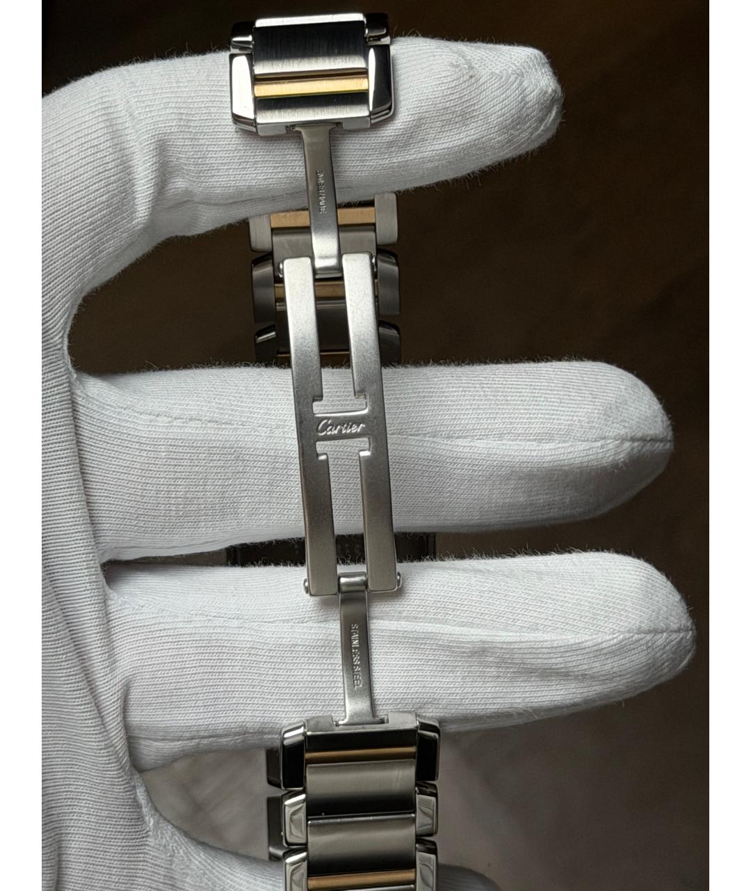 CARTIER Белые часы, фото 6