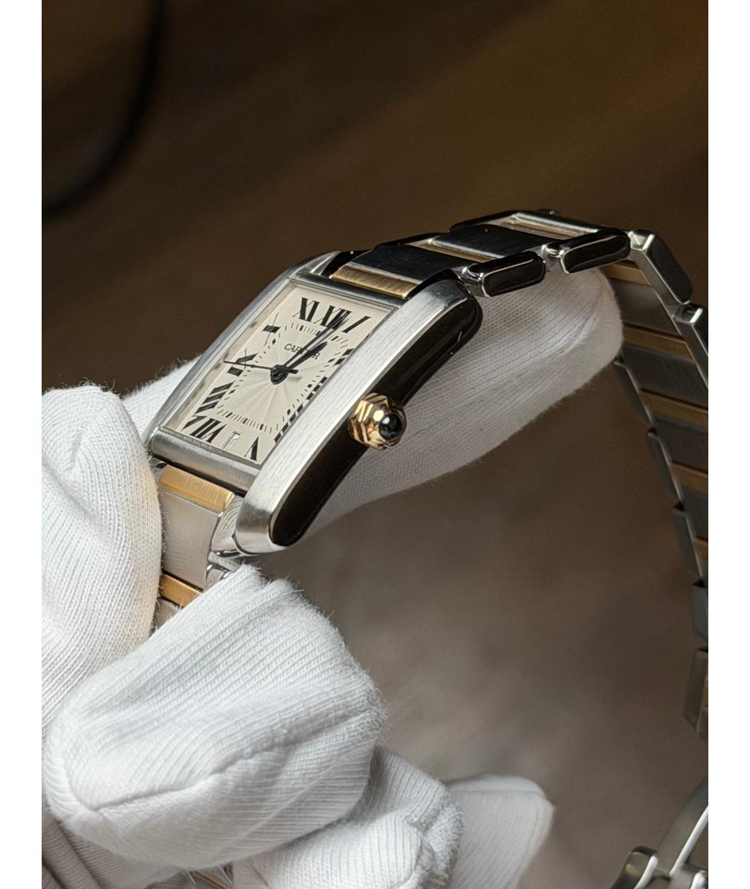 CARTIER Белые часы, фото 3