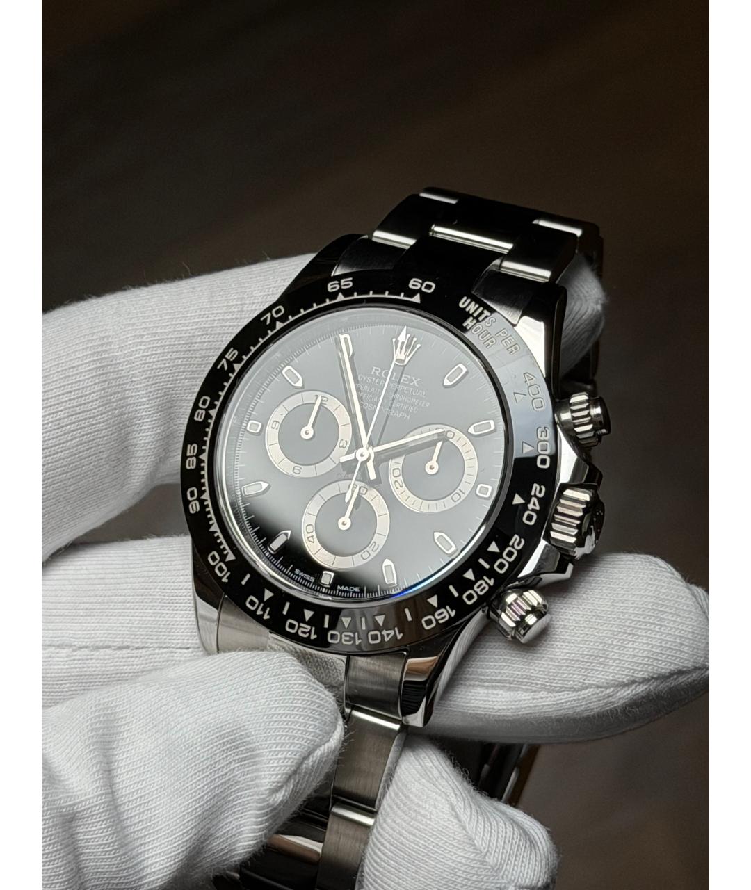 ROLEX Черные часы, фото 3