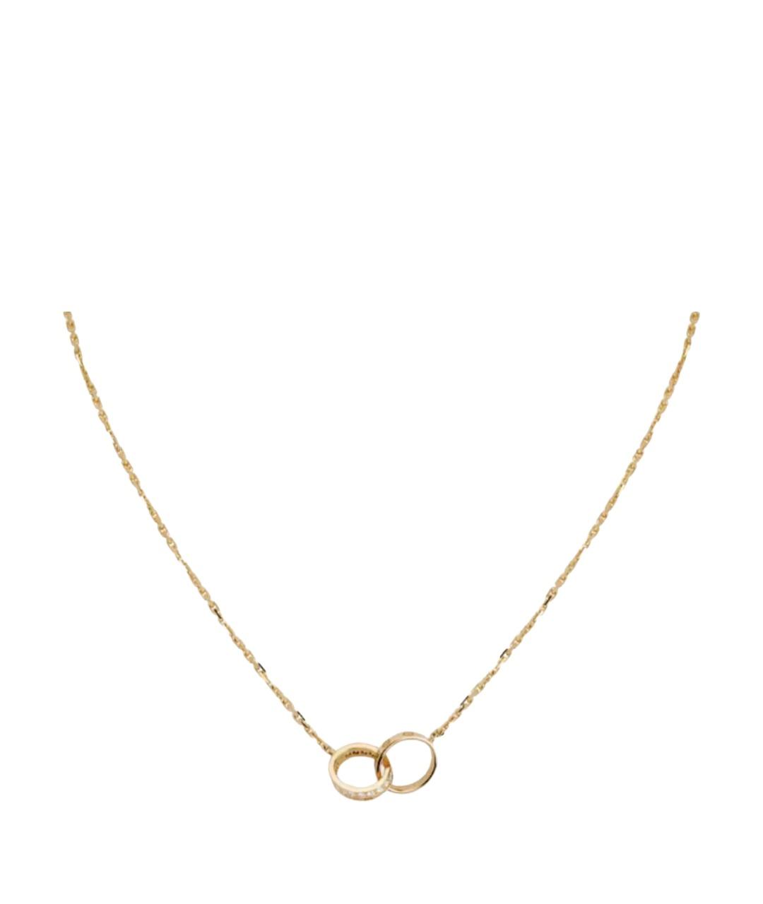 CARTIER Золотое колье из желтого золота, фото 1