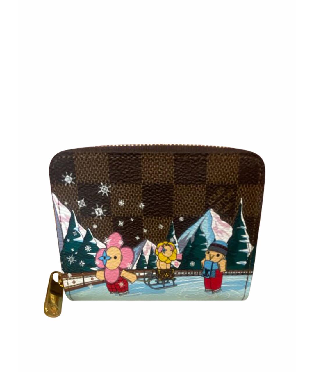 LOUIS VUITTON Коричневый кошелек из искусственной кожи, фото 1