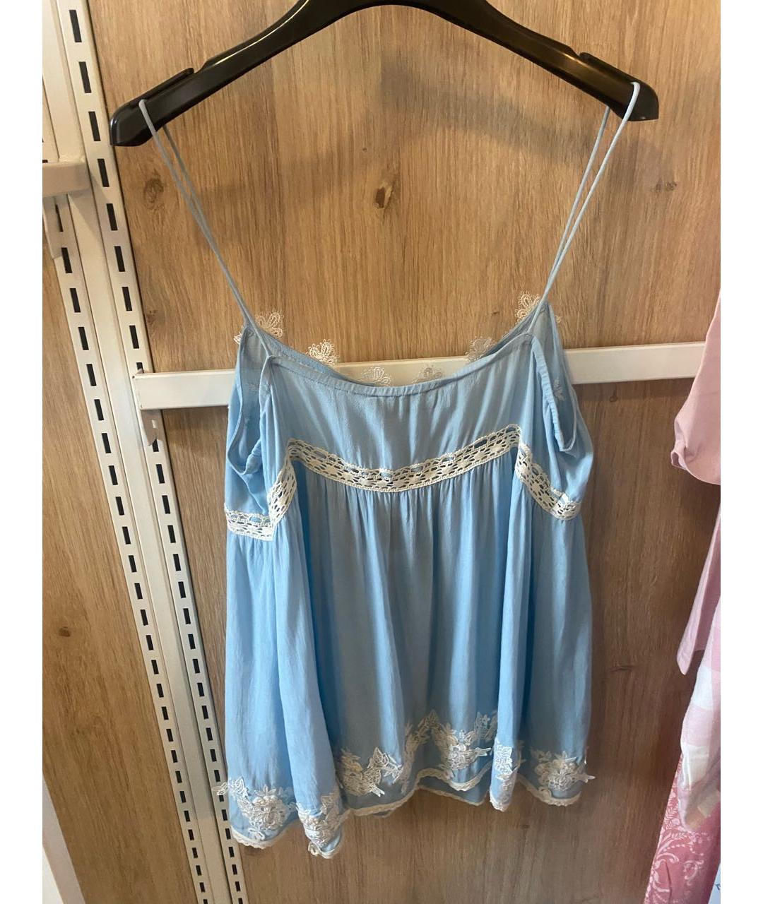 BLUGIRL Голубая майка, фото 5
