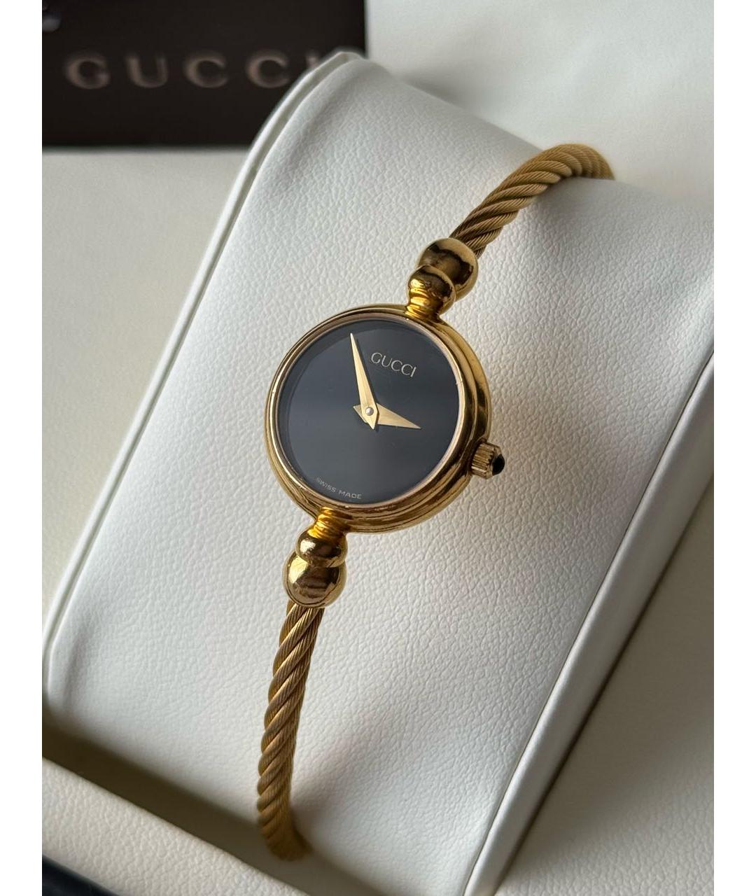GUCCI Золотые позолоченные часы, фото 6