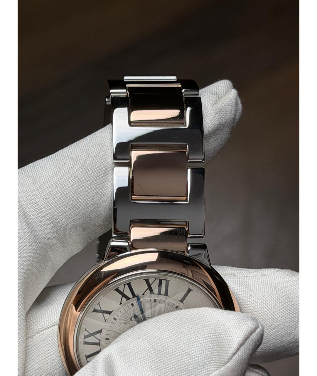 CARTIER Белые часы из розового золота, фото 8