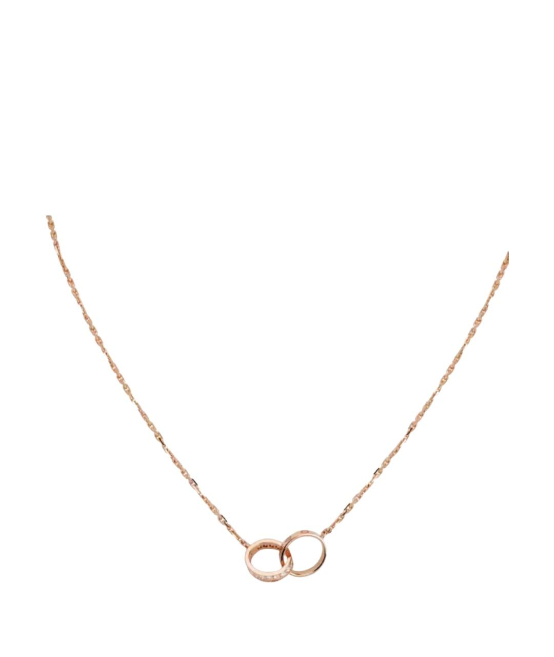CARTIER Золотое колье из розового золота, фото 1