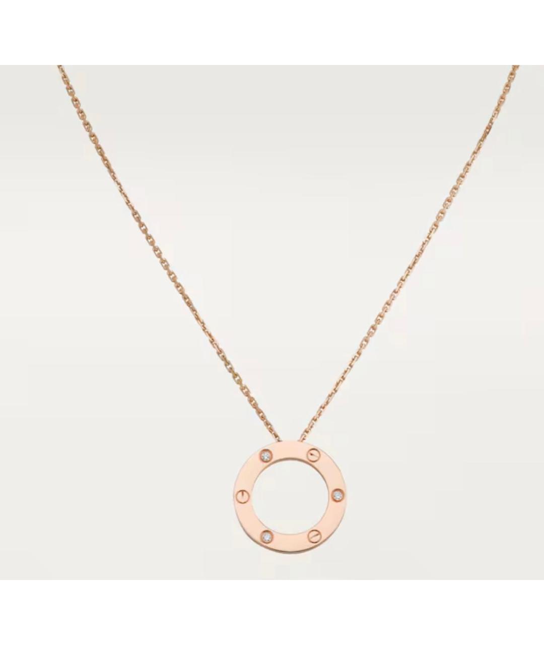 CARTIER Золотое колье из розового золота, фото 4