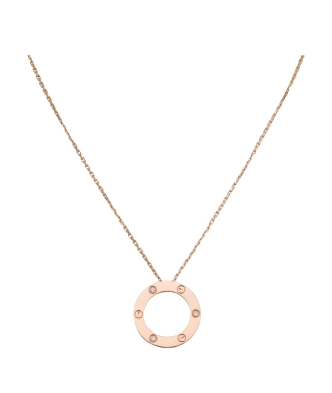 CARTIER Золотое колье из розового золота, фото 1