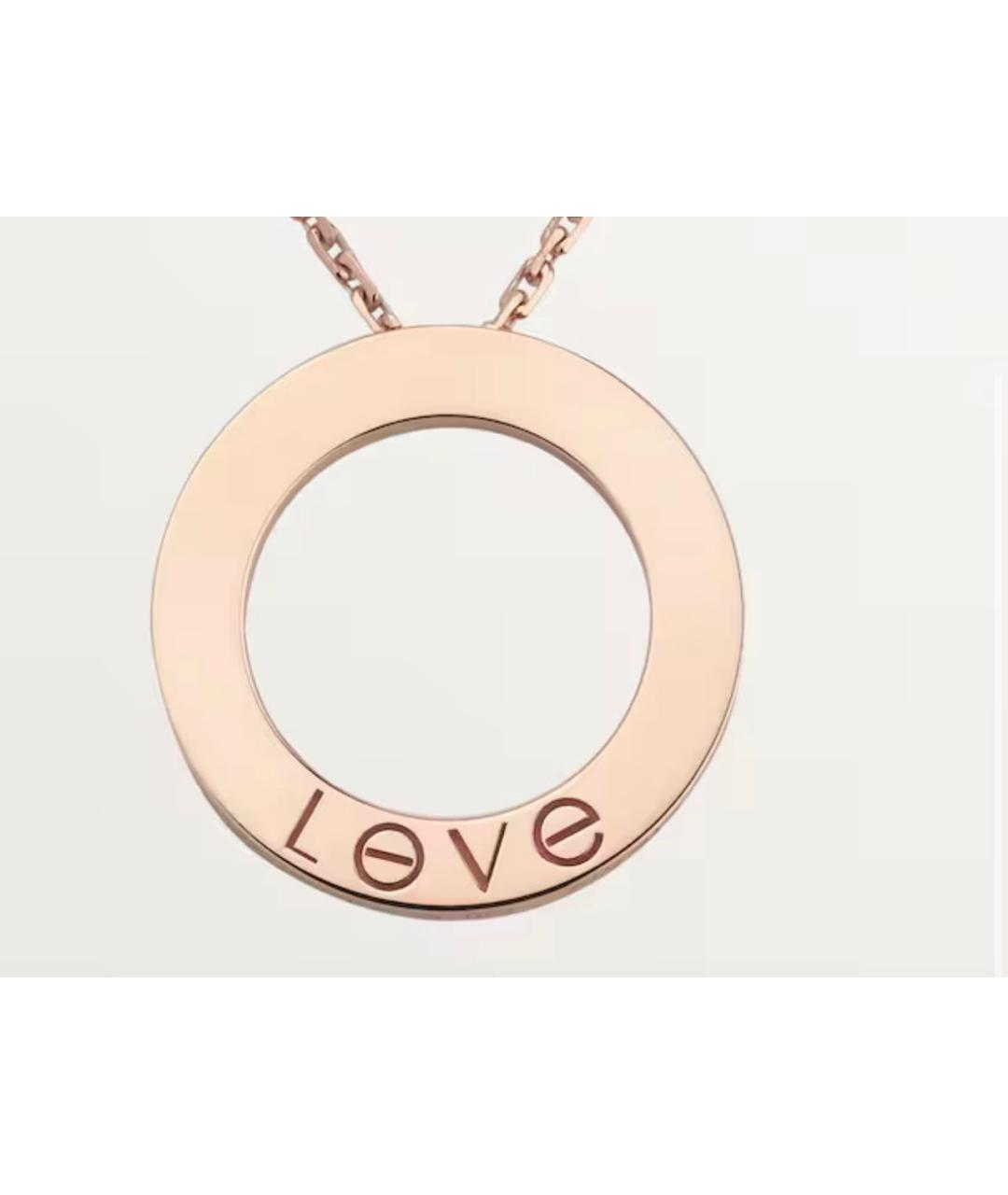 CARTIER Золотое колье из розового золота, фото 2