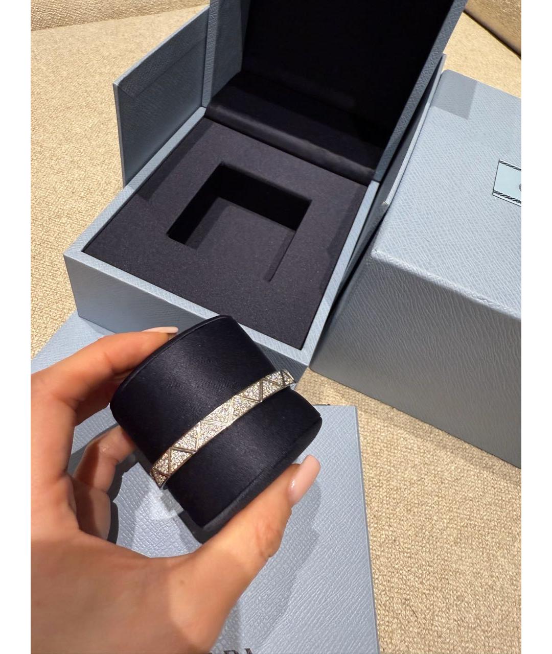 PRADA Белый браслет из белого золота, фото 2