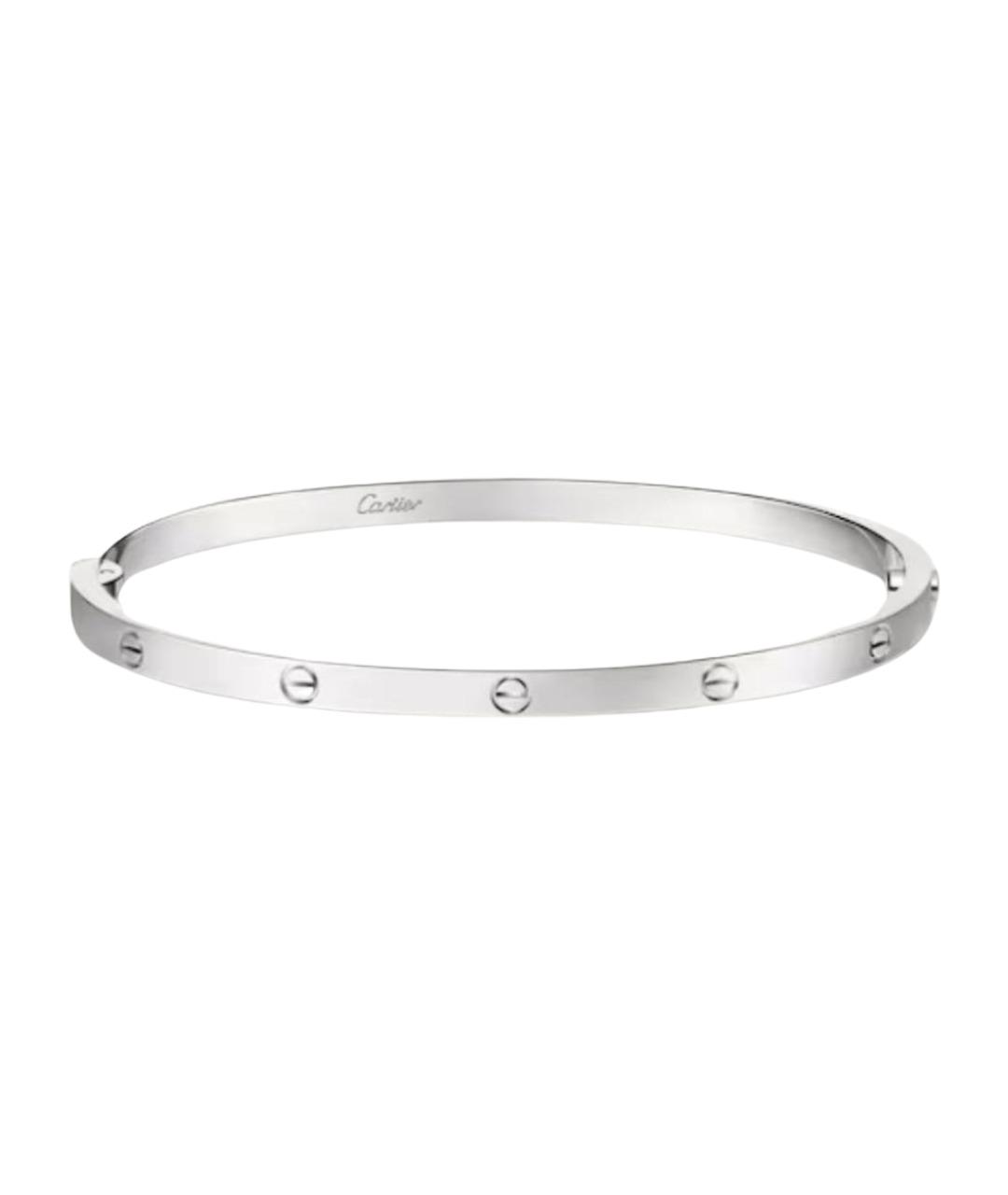 CARTIER Серебряный браслет из белого золота, фото 1