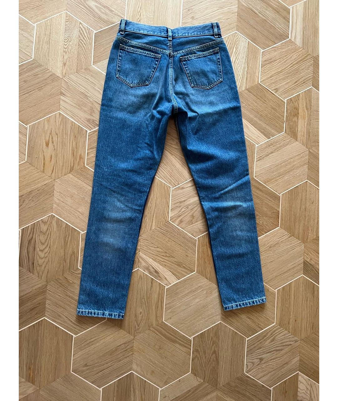 BALENCIAGA Синие хлопковые джинсы слим, фото 3