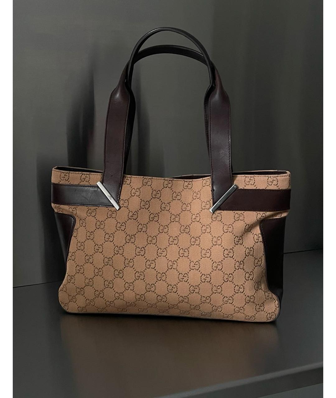GUCCI Горчичная сумка через плечо, фото 2