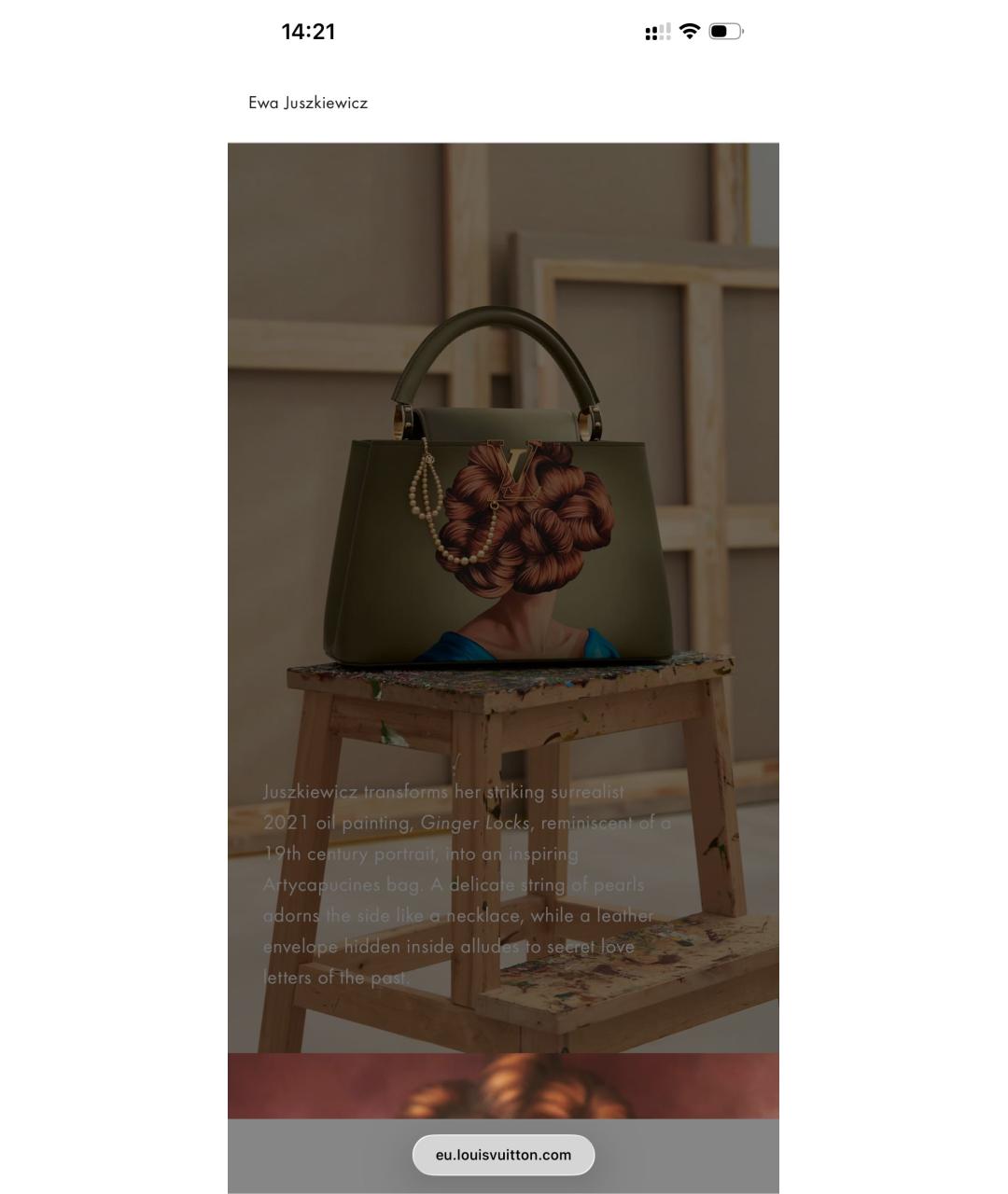 LOUIS VUITTON Зеленая кожаная сумка с короткими ручками, фото 2