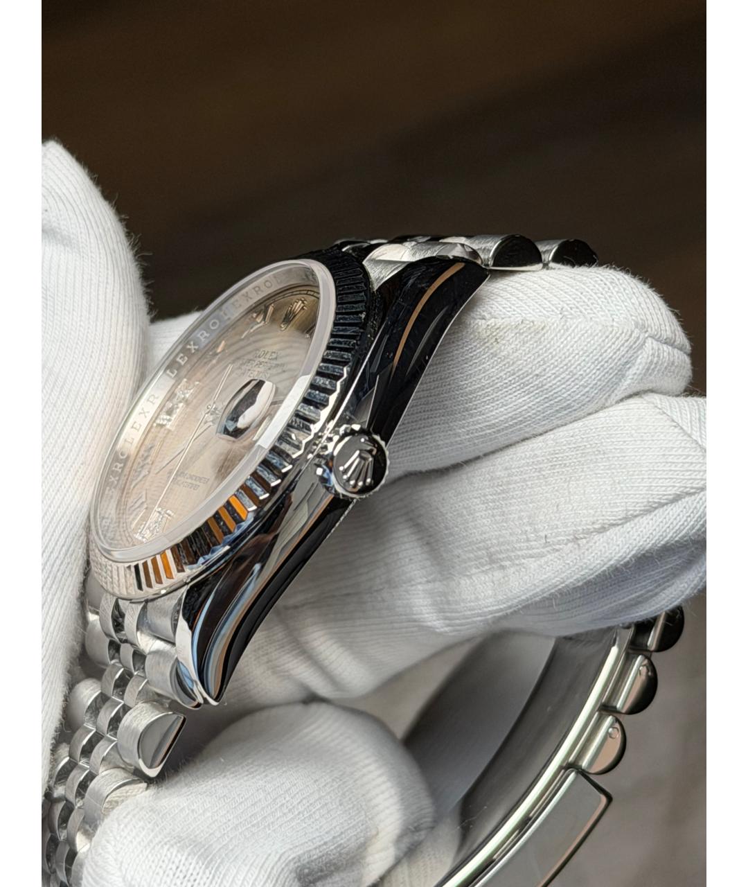 ROLEX Розовые часы, фото 3