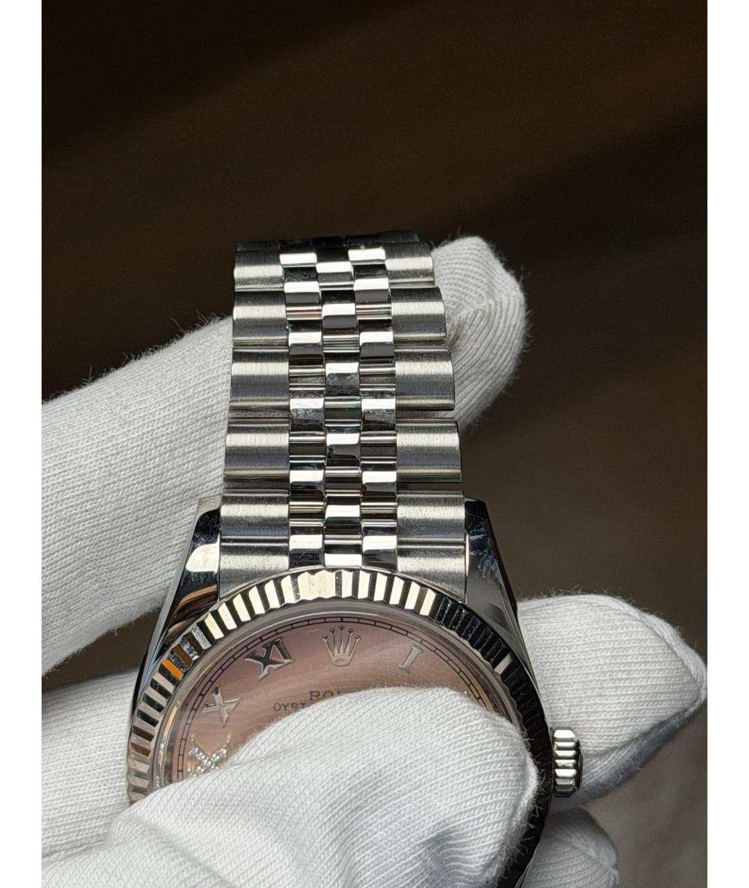 ROLEX Розовые часы, фото 6
