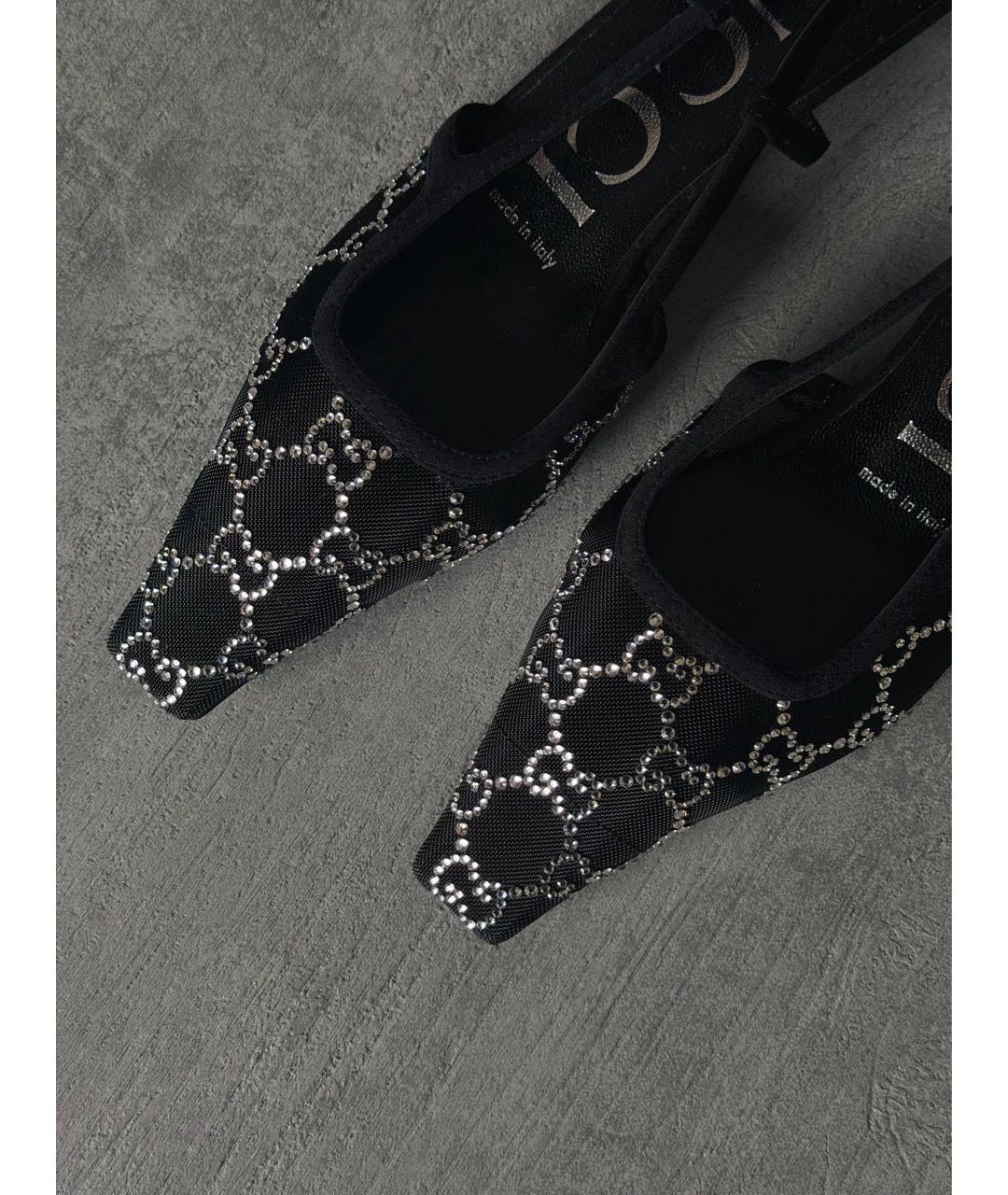 GUCCI Черные мюли, фото 5