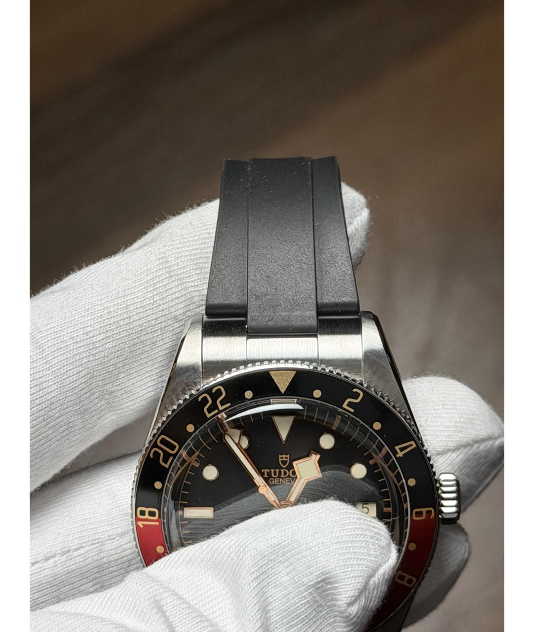 TUDOR Черные часы, фото 7