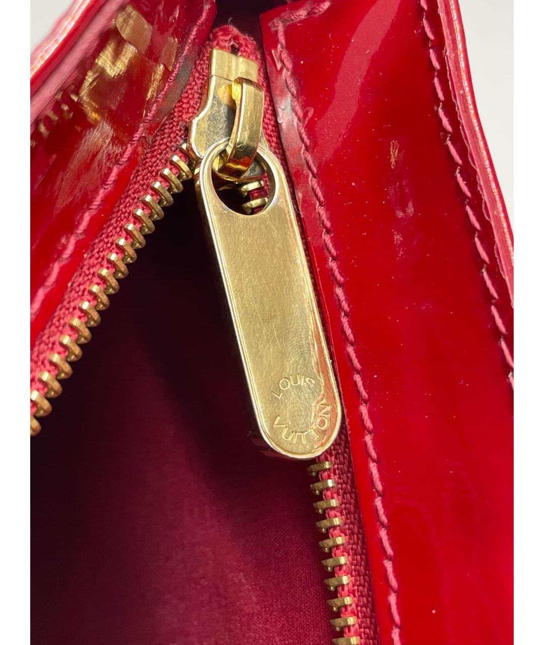 LOUIS VUITTON Красная сумка тоут, фото 7