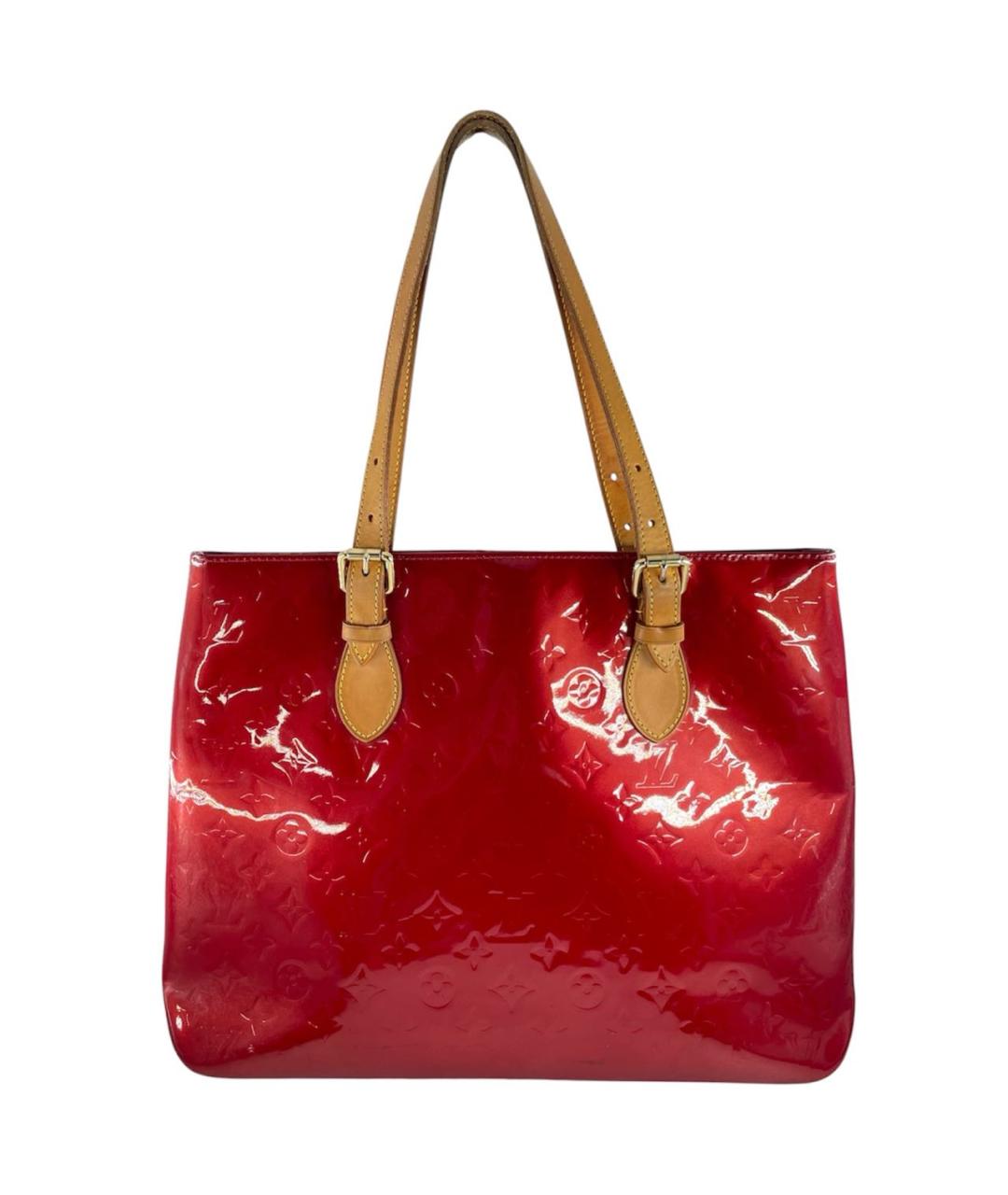 LOUIS VUITTON Красная сумка тоут, фото 9
