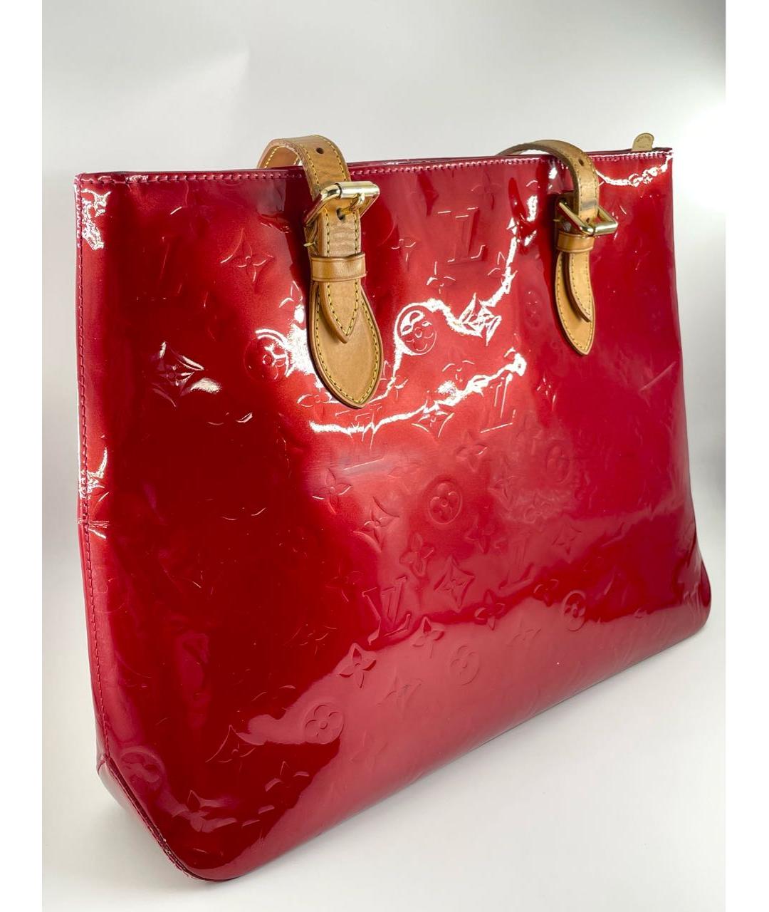 LOUIS VUITTON Красная сумка тоут, фото 2