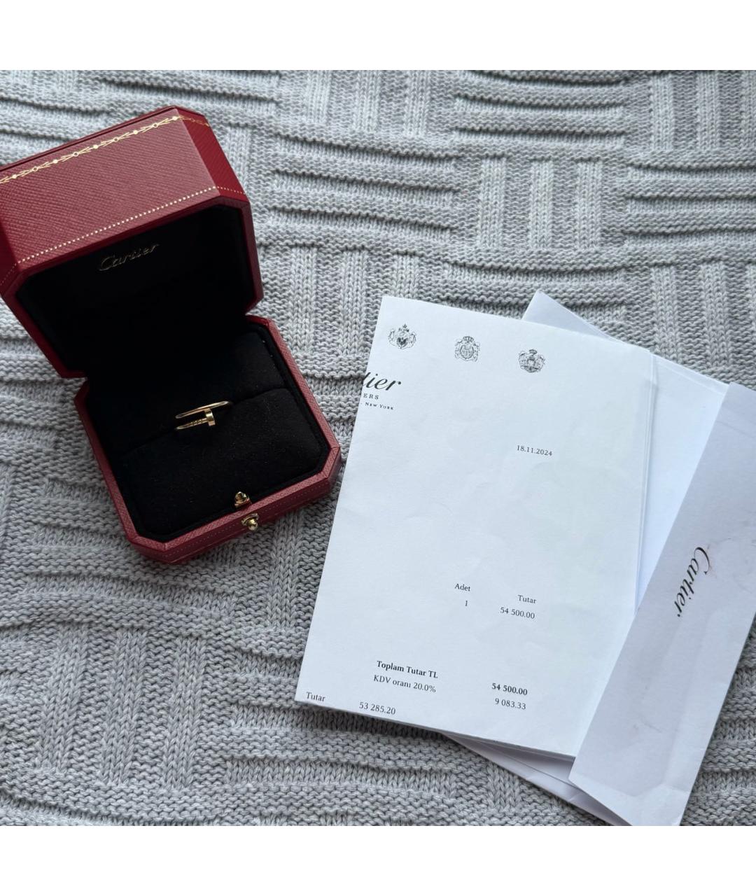 CARTIER Золотое кольцо из желтого золота, фото 2