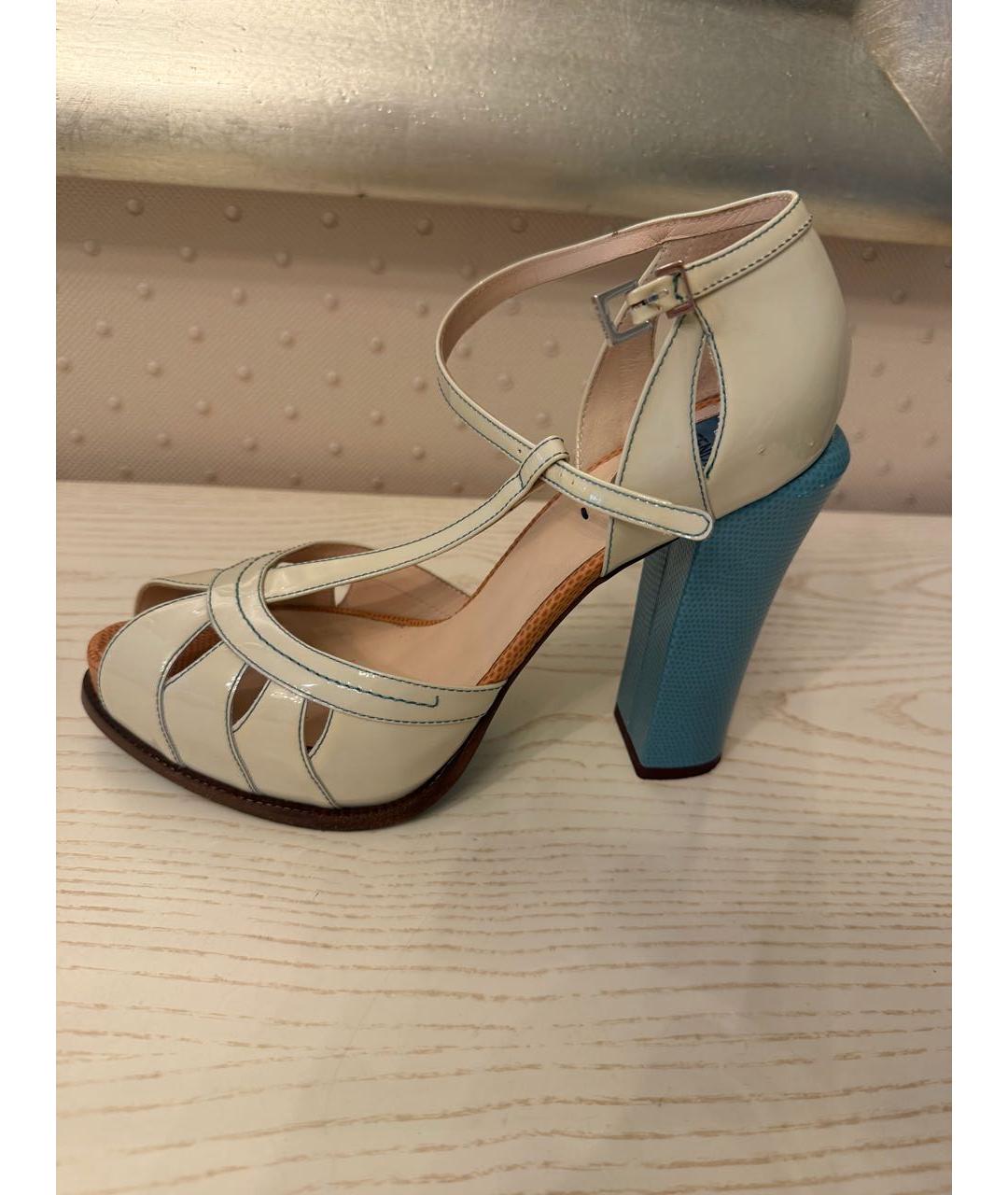 FENDI Мульти туфли из экзотической кожи, фото 9