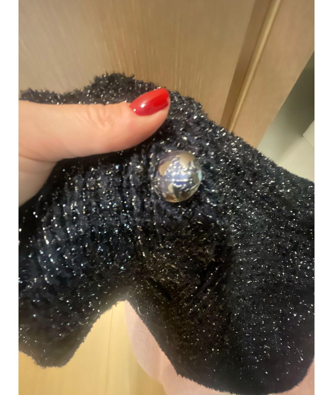 CHANEL Черное полиэстеровое коктейльное платье, фото 2