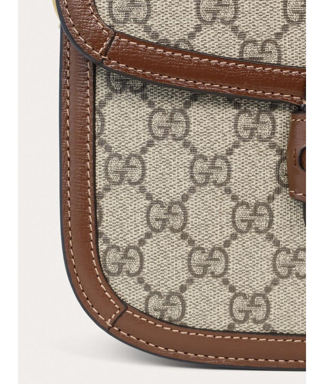 GUCCI Коричневая сумка через плечо, фото 6