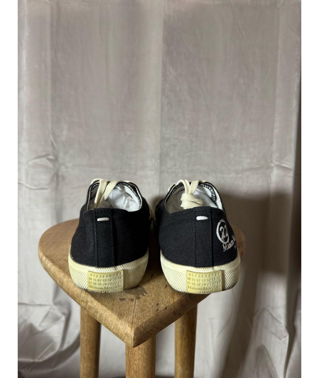 MAISON MARGIELA Черные кеды, фото 2