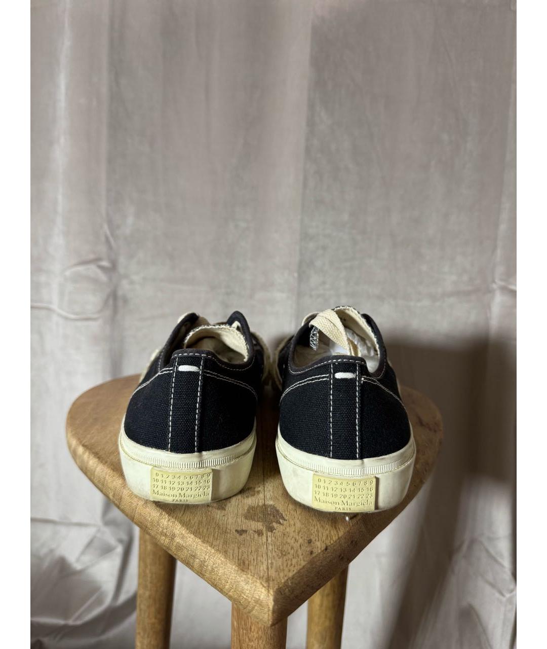 MAISON MARGIELA Черные кеды, фото 2