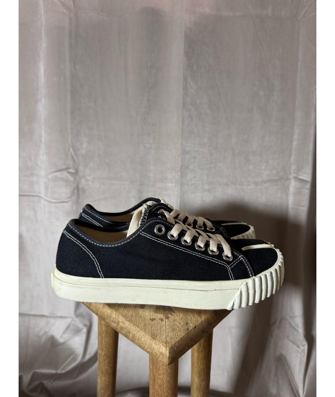 MAISON MARGIELA Черные кеды, фото 5