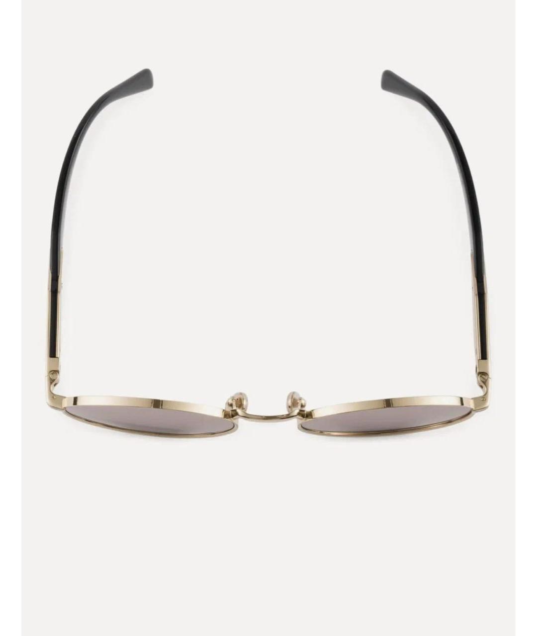 PRADA Коричневые металлические солнцезащитные очки, фото 4