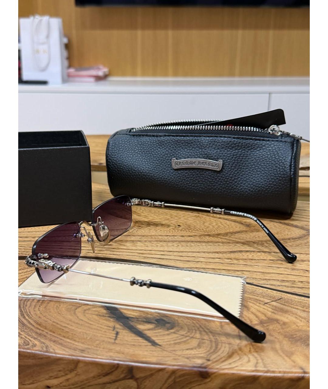 CHROME HEARTS Фиолетовые солнцезащитные очки, фото 2