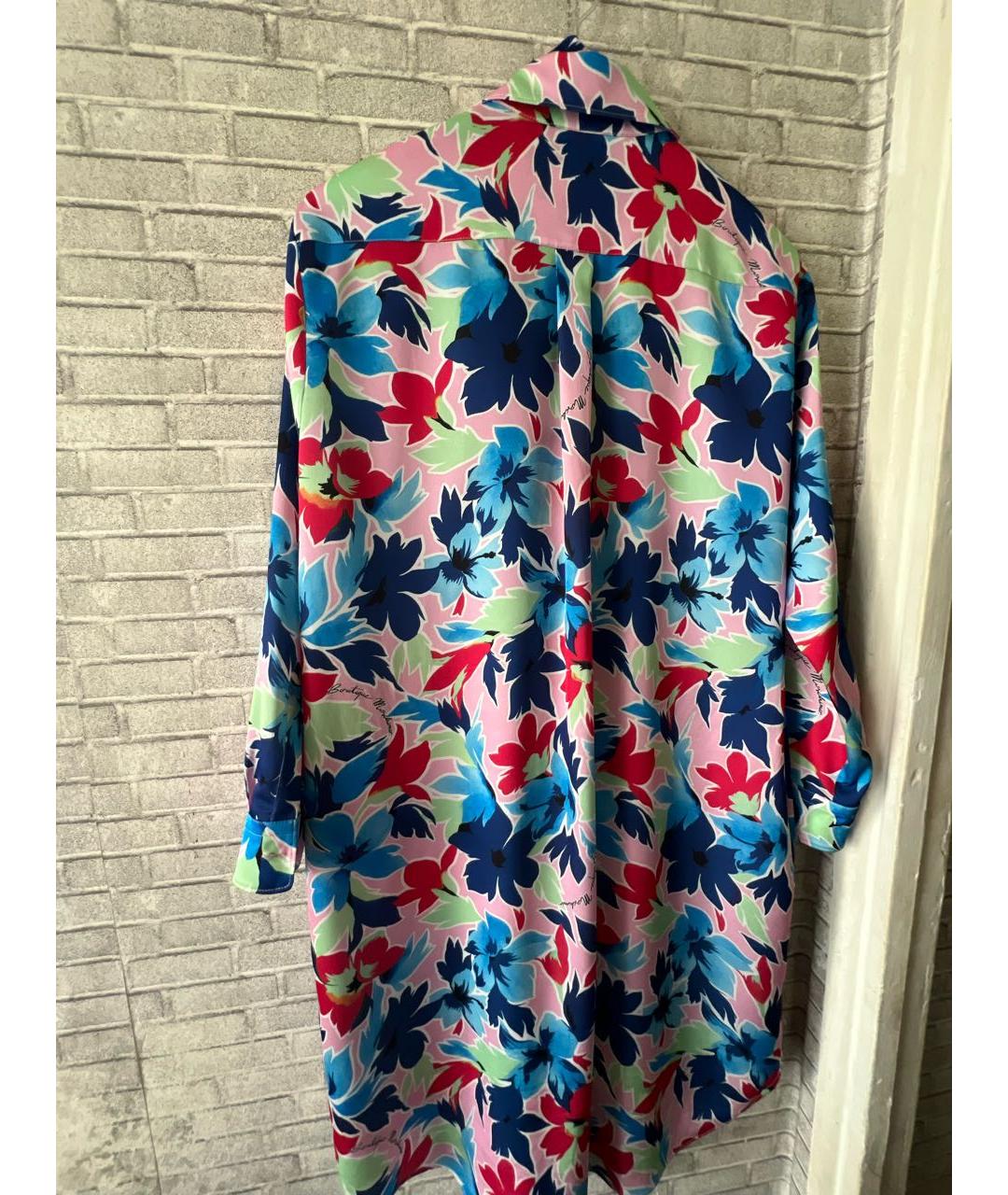 BOUTIQUE MOSCHINO Мульти полиэстеровое повседневное платье, фото 2