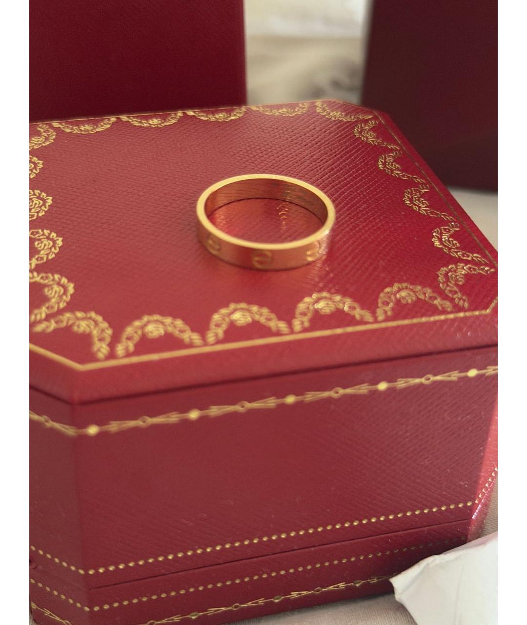 CARTIER Желтое кольцо из желтого золота, фото 2