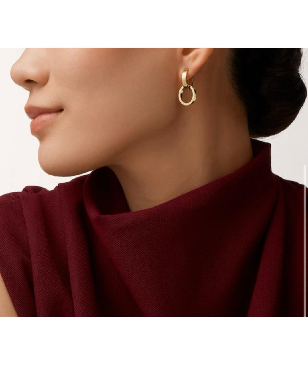 CARTIER Золотые серьги из желтого золота, фото 3