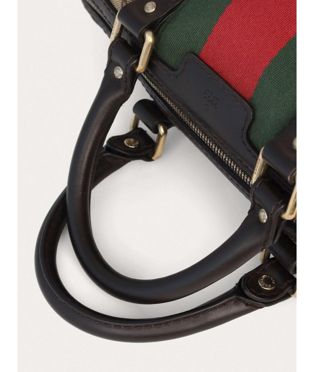 GUCCI Коричневая сумка с короткими ручками, фото 5