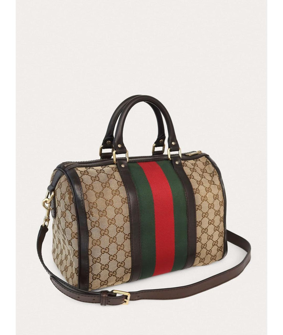 GUCCI Коричневая сумка с короткими ручками, фото 3