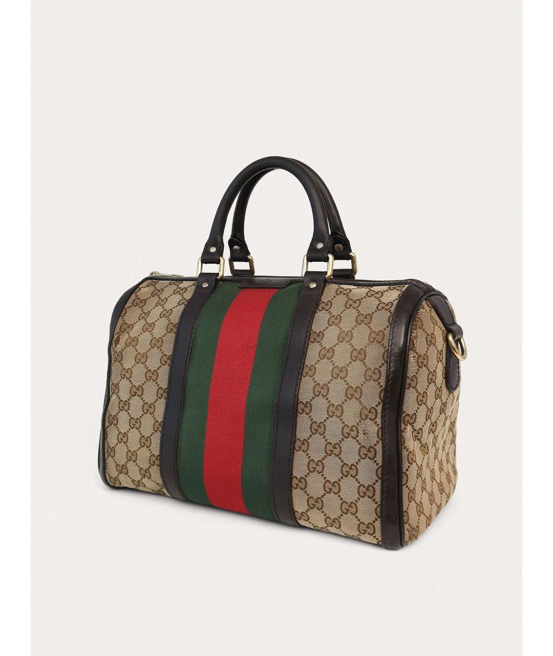 GUCCI Коричневая сумка с короткими ручками, фото 2