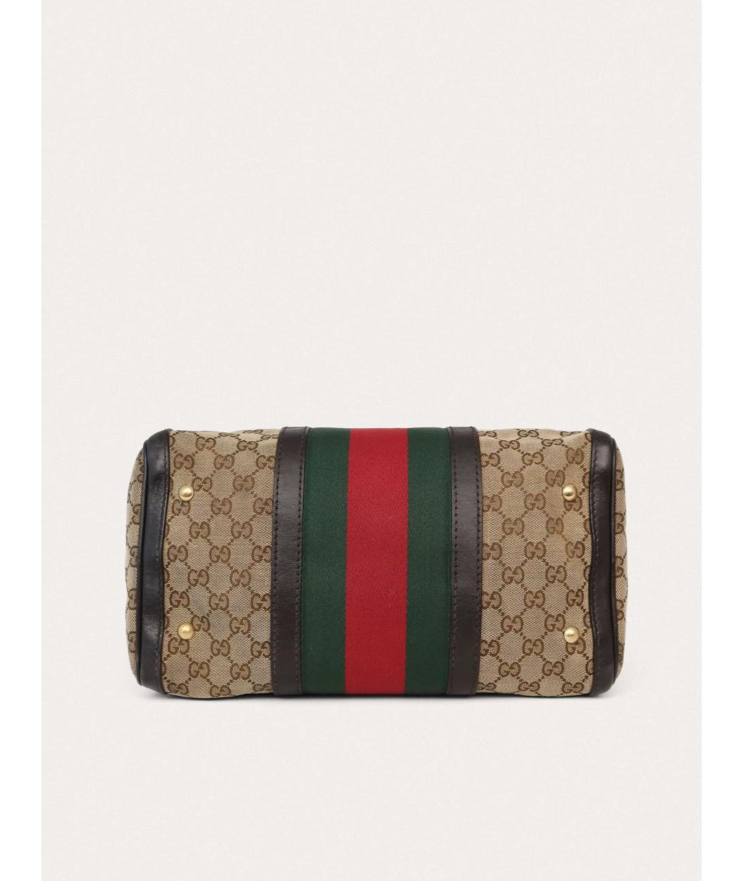 GUCCI Коричневая сумка с короткими ручками, фото 4