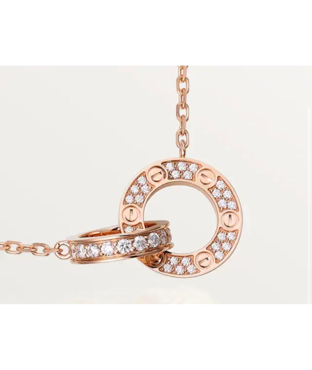 CARTIER Золотое колье из розового золота, фото 3