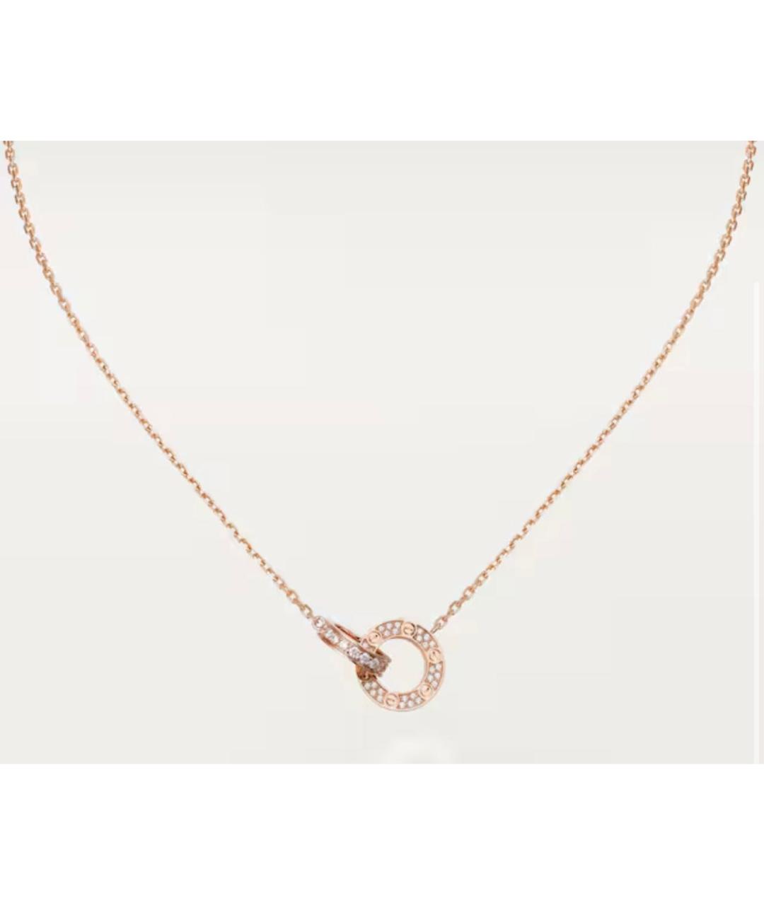 CARTIER Золотое колье из розового золота, фото 5