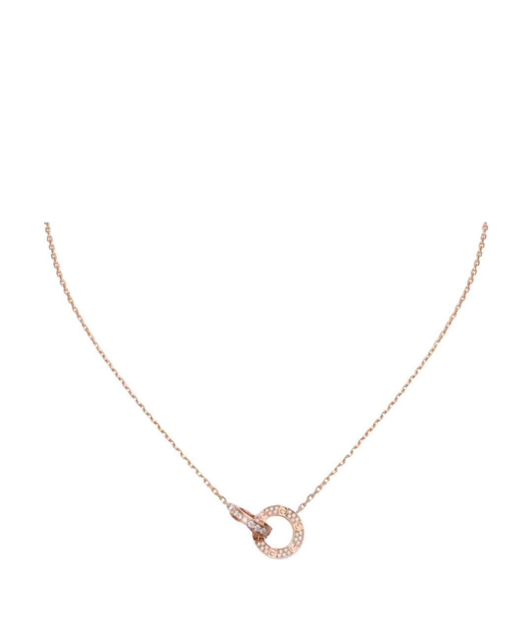 CARTIER Золотое колье из розового золота, фото 1