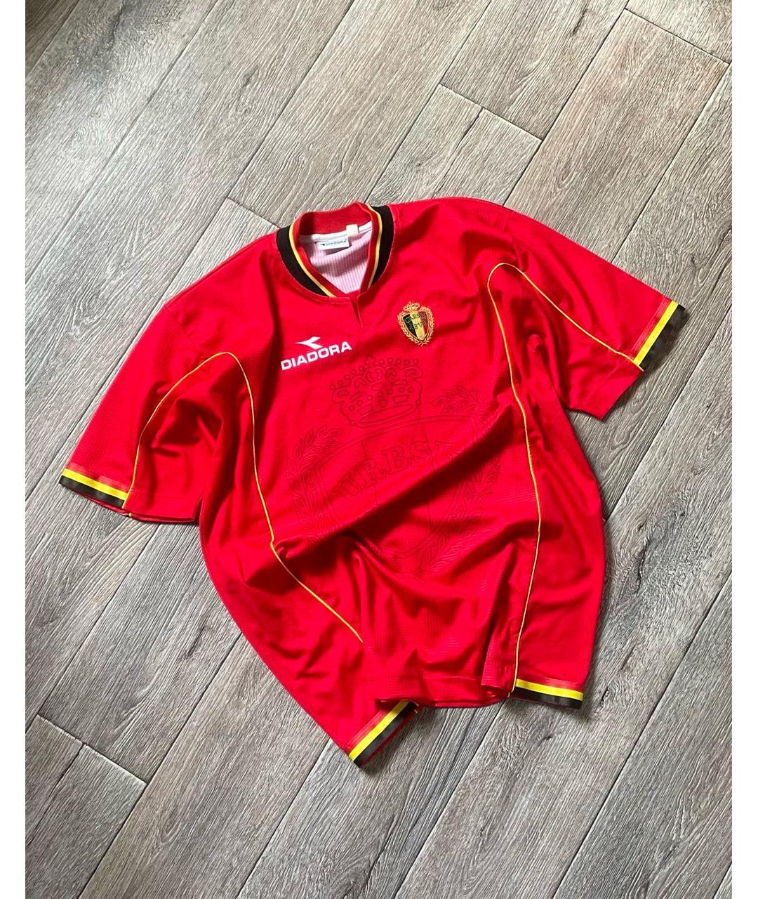 DIADORA HERITAGE Красная синтетическая футболка, фото 7