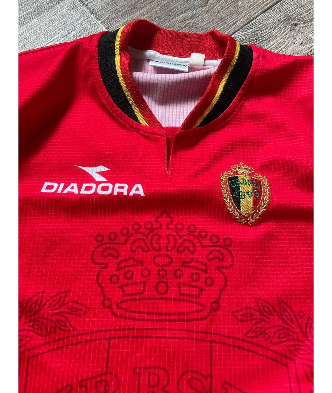 DIADORA HERITAGE Красная синтетическая футболка, фото 2