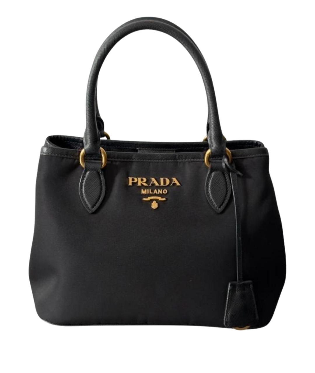 PRADA Черная сумка с короткими ручками, фото 1