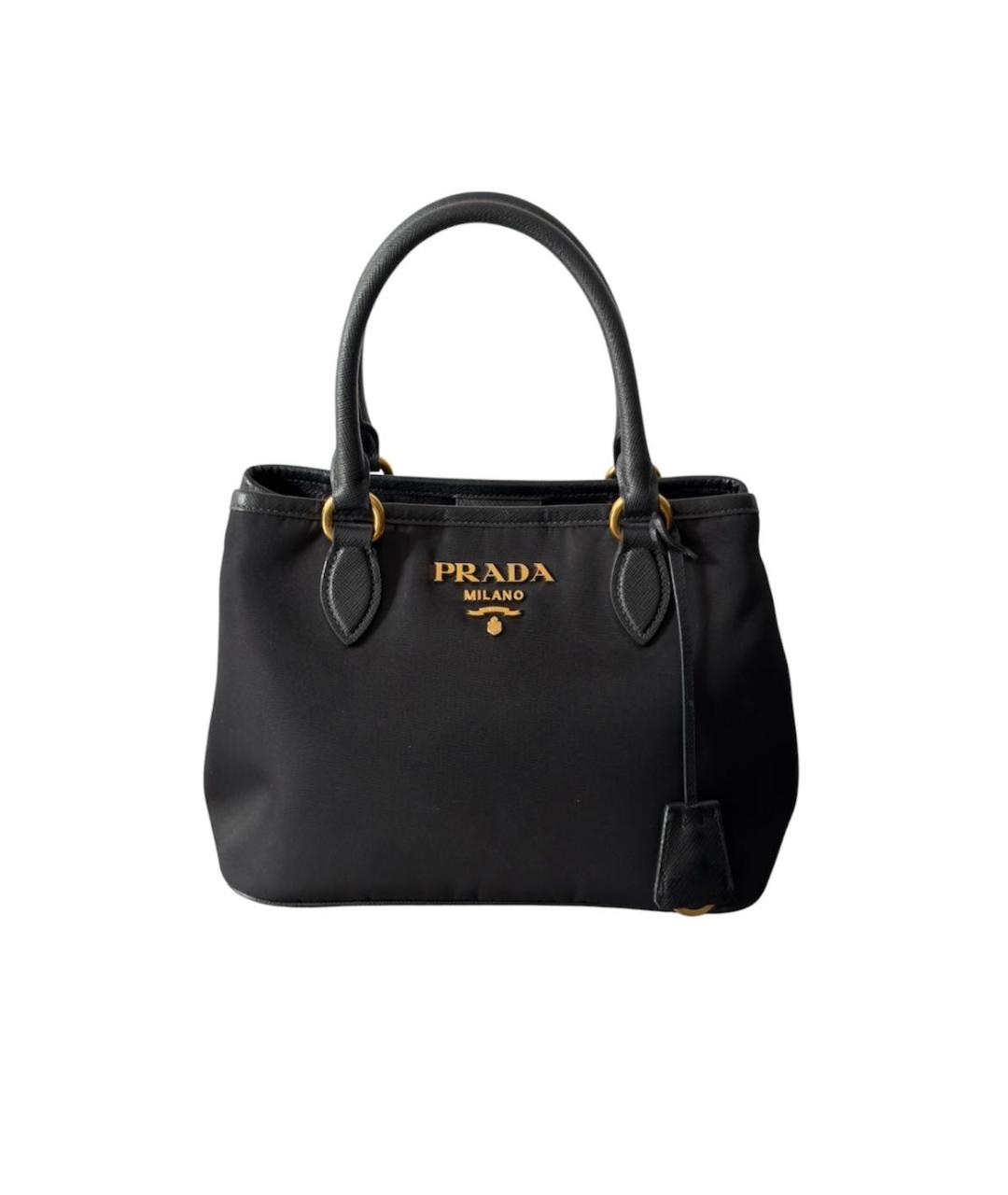 PRADA Черная сумка с короткими ручками, фото 9