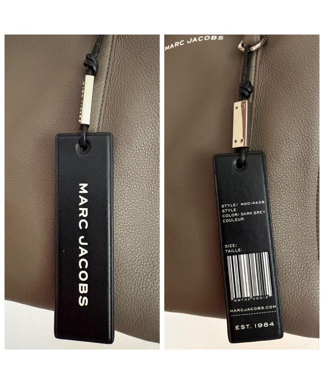 MARC JACOBS Коричневая кожаная сумка тоут, фото 6