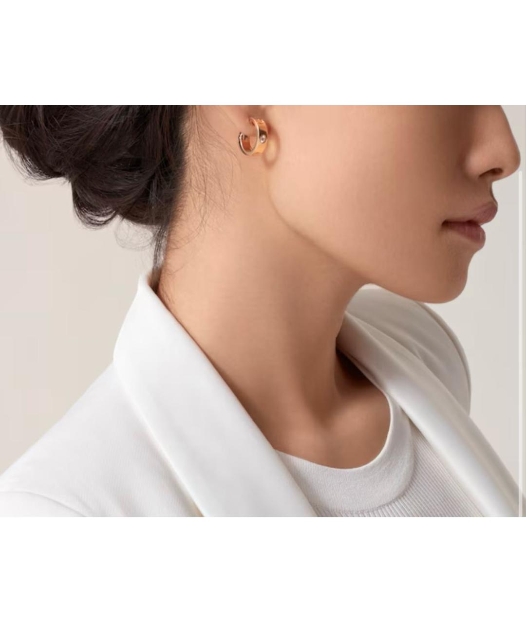 CARTIER Золотые серьги из желтого золота, фото 2